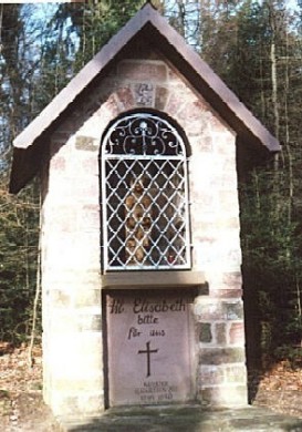 Gedenkstaette an das  Kloster Elisabethzell an der Birkenhainer Landstrasse a